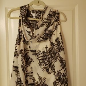 Calvin Klein sleeveless silk blouse